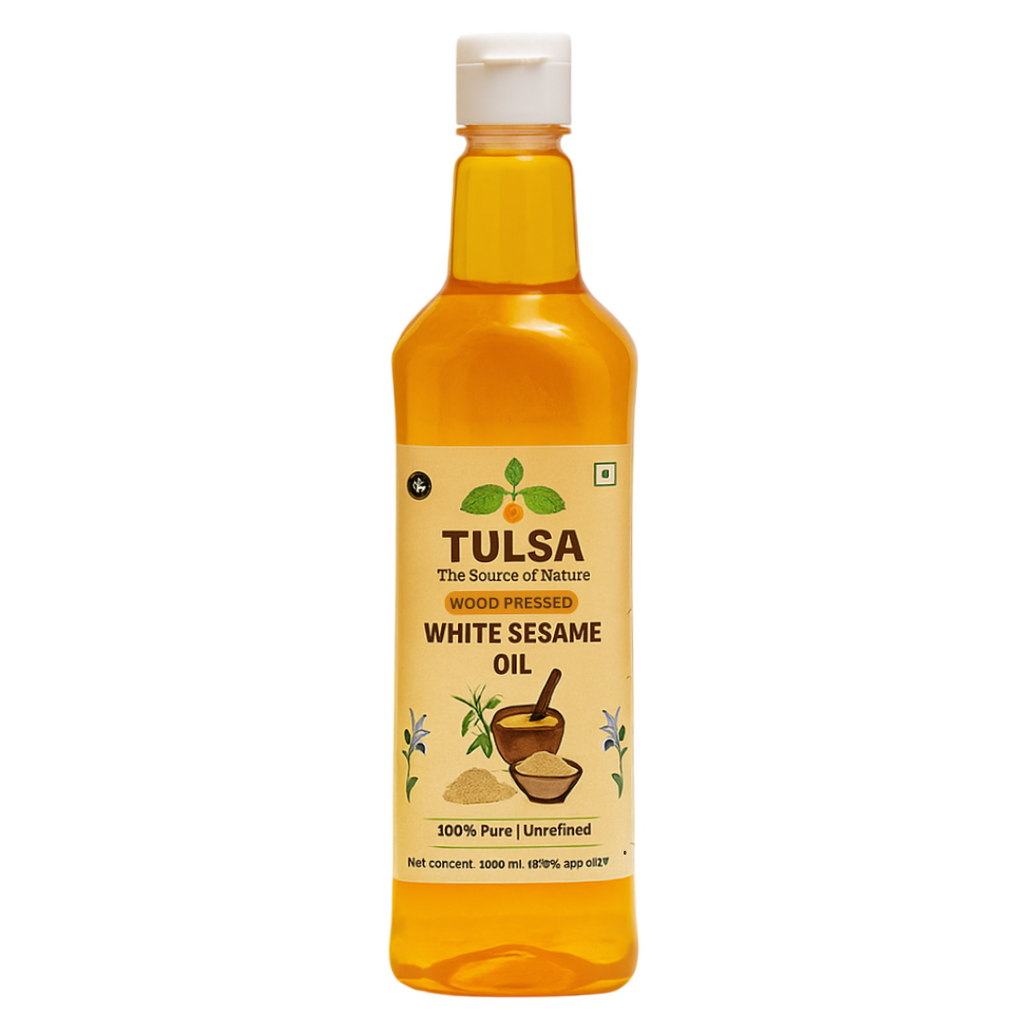 Tulsa Wood Stone Pressed White Sesame Oil