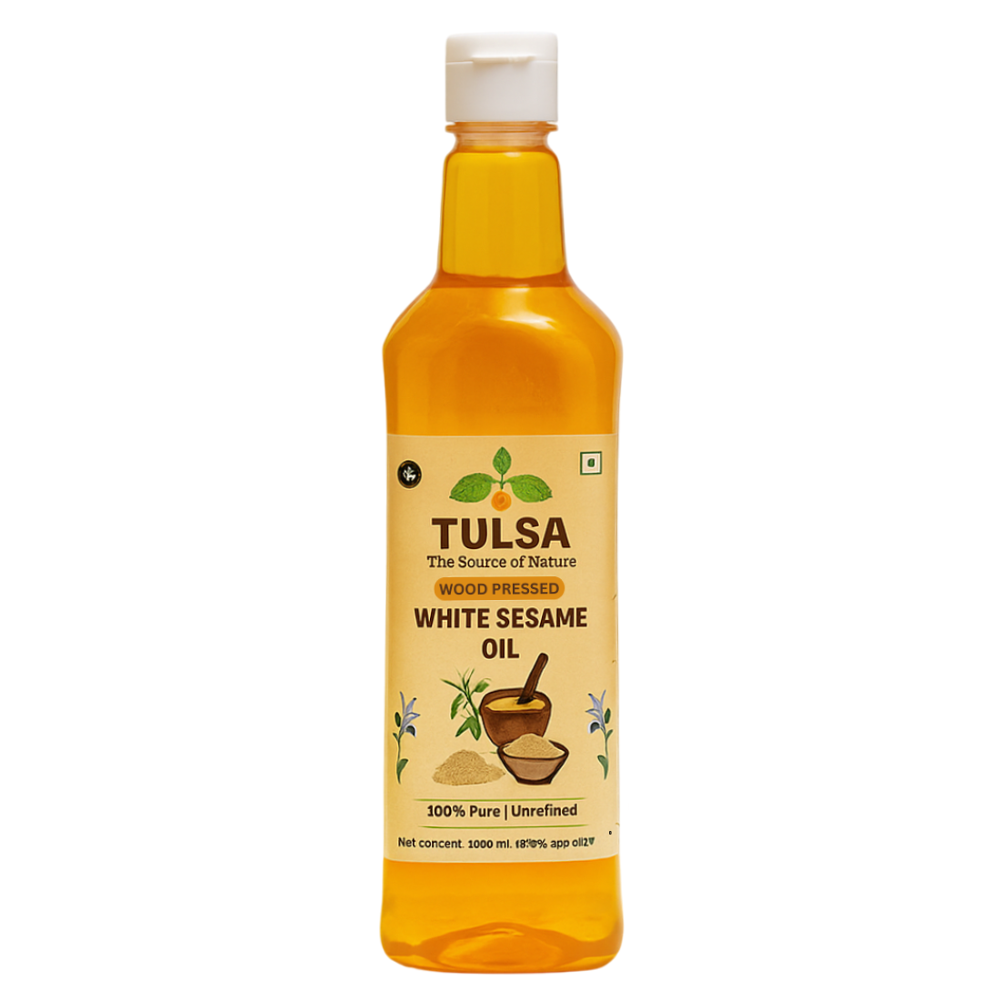 Tulsa Wood Stone Pressed White Sesame Oil