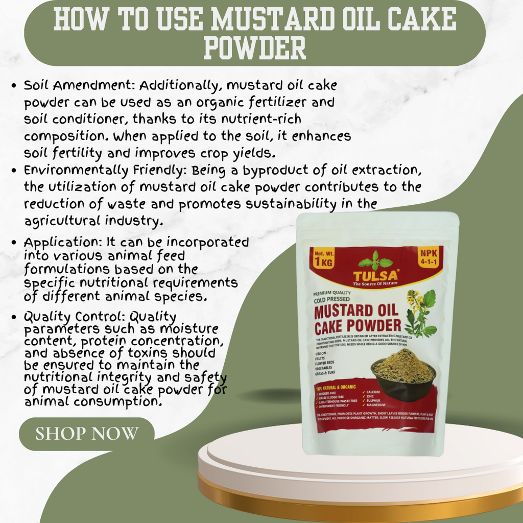 Tulsa Mustard De-Oil Cake Powder