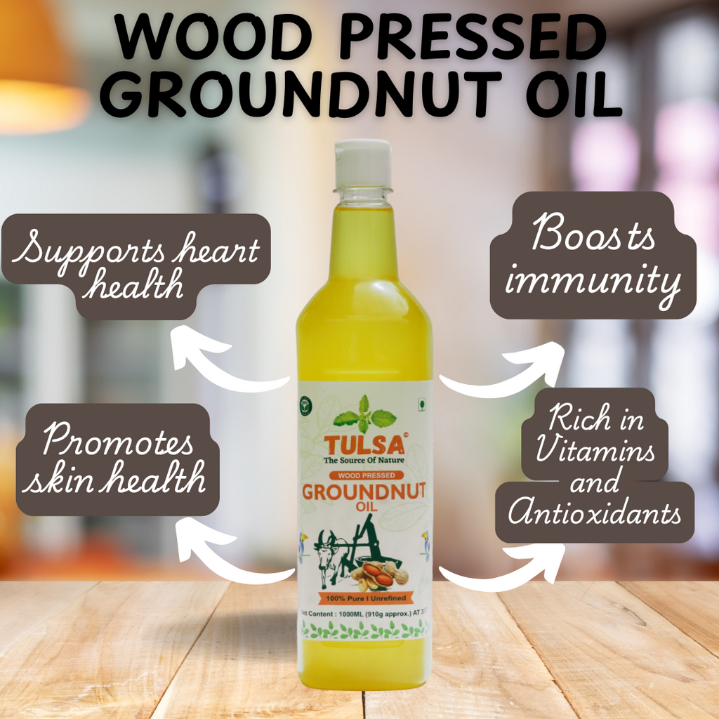 Tulsa Wood Stone Pressed Groundnut Oil