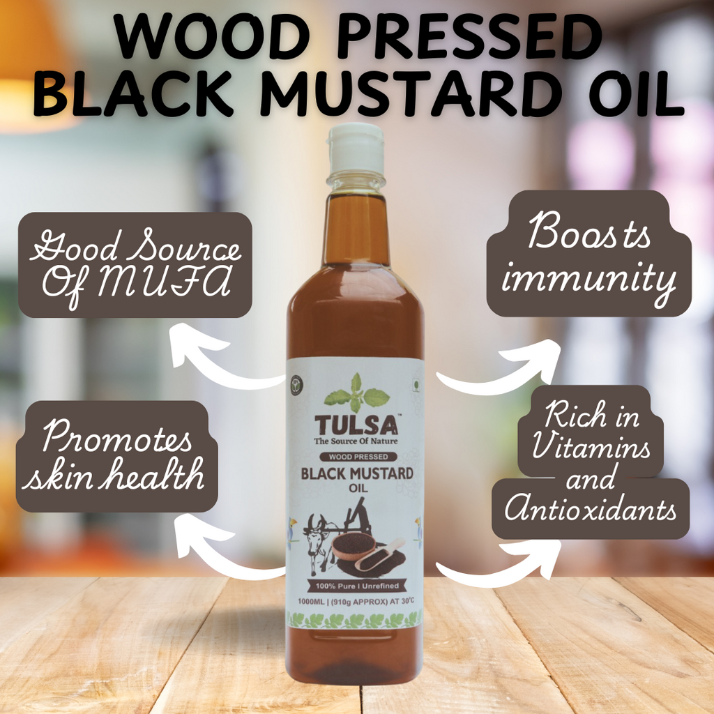 Tulsa Wood Stone Pressed Black Mustard Oil