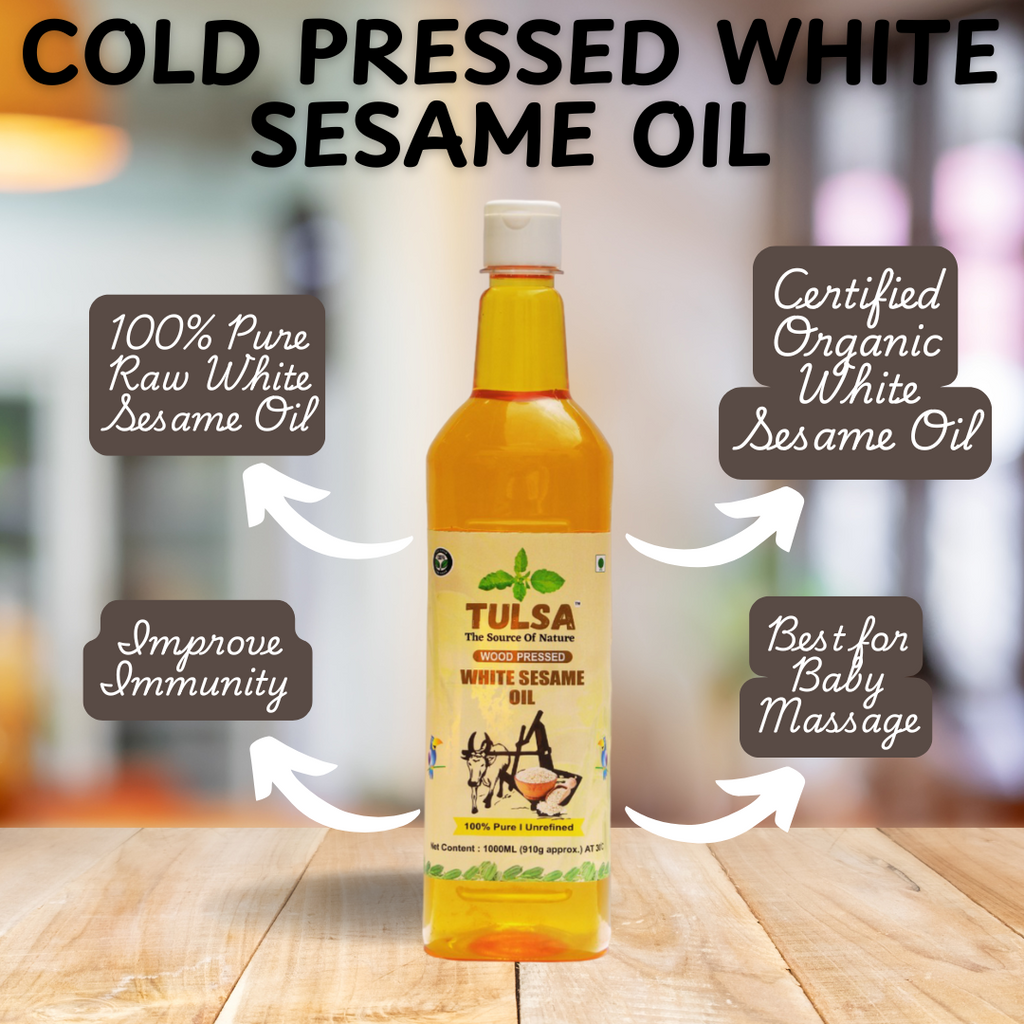 Tulsa Wood Stone Pressed White Sesame Oil
