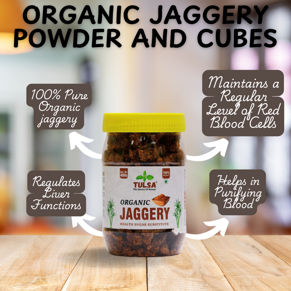 Tulsa Organic Jaggery Cubes and Powder