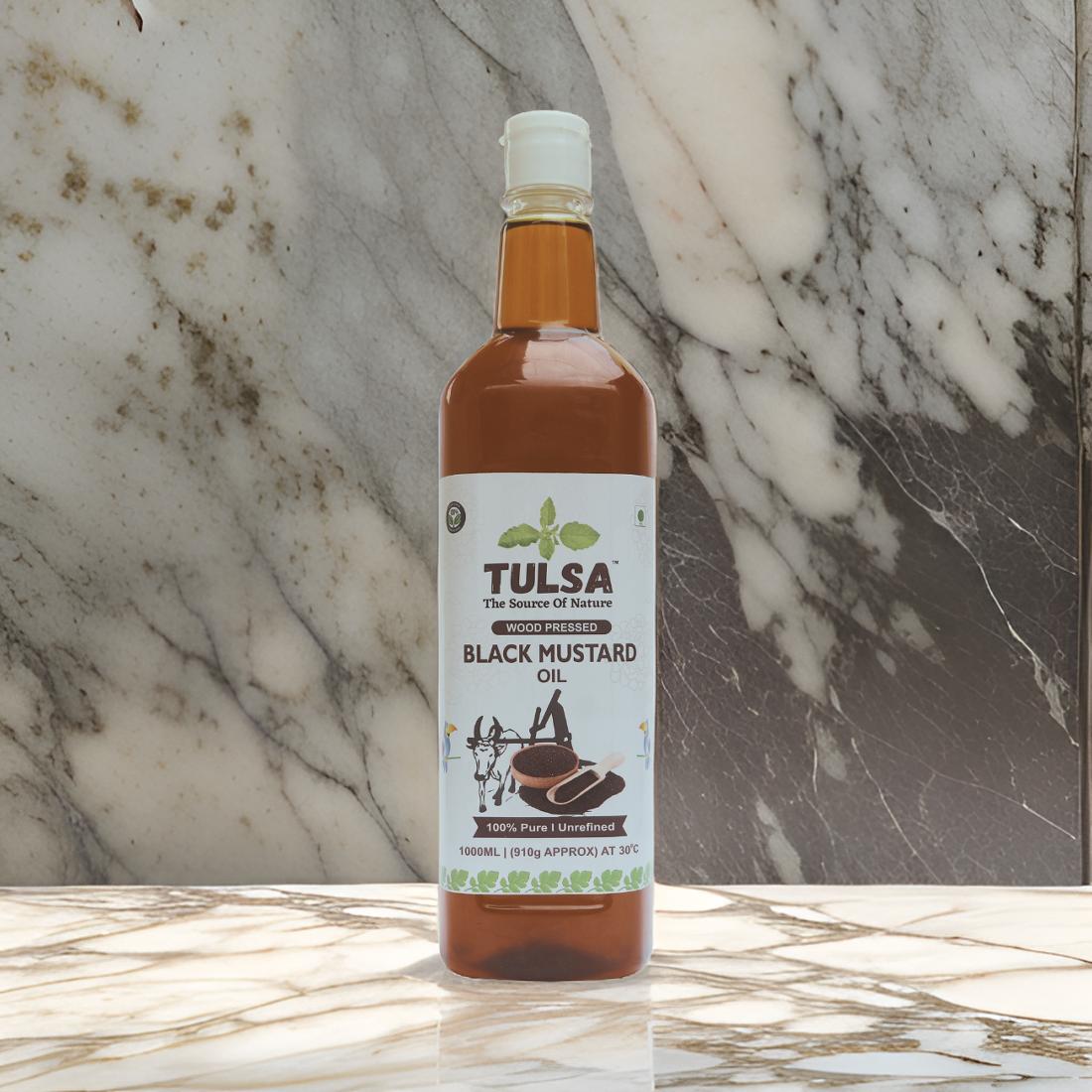 Tulsa Wood Stone Pressed Black Mustard Oil
